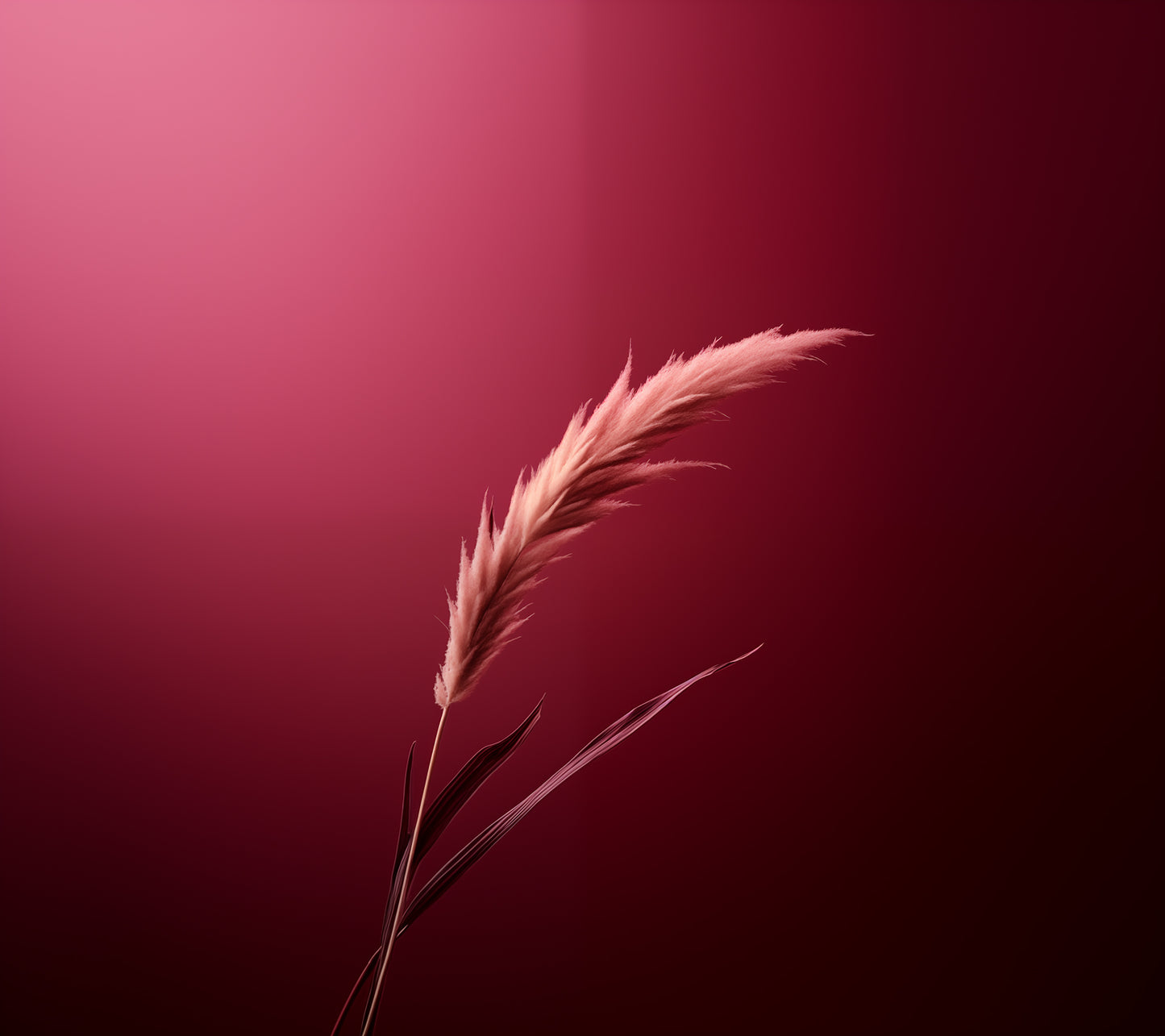 Botanical Art: A Gift from Nature Burgundy Flowers Photorealism - Digital Artwork Loose Art Print