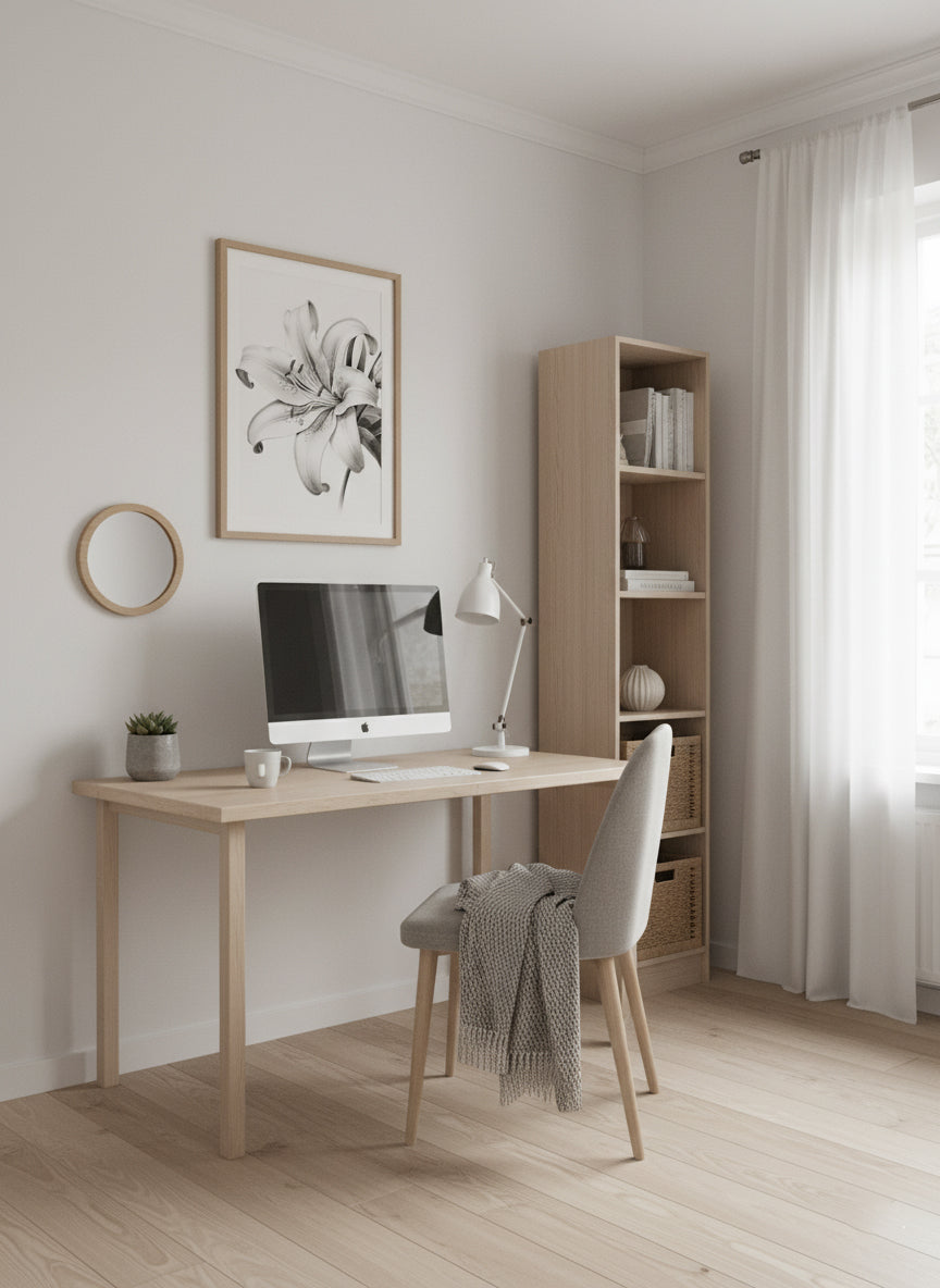 A Moment of Bloom Lily Pencil Sketch Charcoal Drawing DIY Downloadable and Printable Wall Art Print in Scandinavian Style Home Office