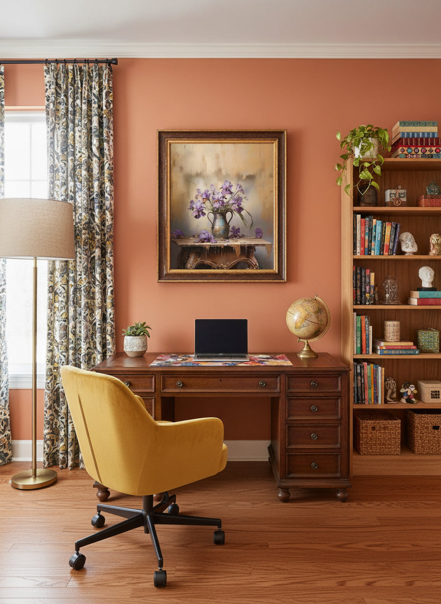 A Moment of Grace DIY Downloadable and Printable Wall Art Print in Eclectic Style Home Office