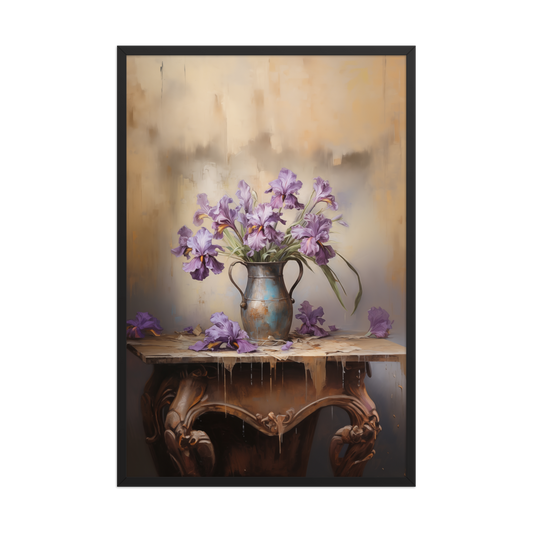 A Moment of Grace Digital Artwork Pastel Painting Framed Art Wall Print Black Frame