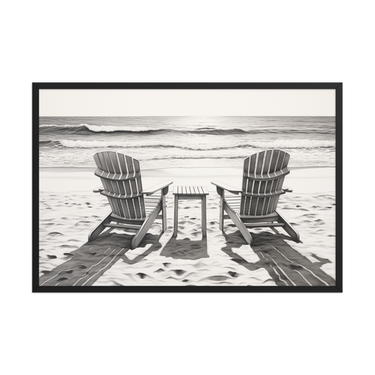 A Moment of Peace Digital Artwork Charcoal Drawing Framed Art Wall Print Black Frame