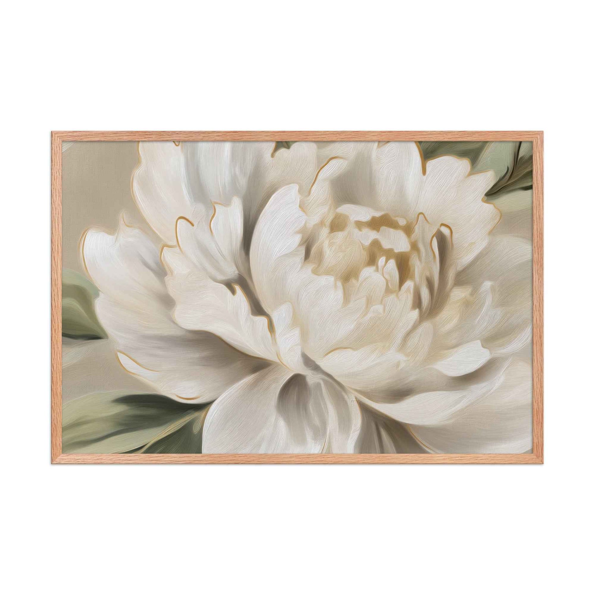 A Whisper of Spring Digital Artwork Peonies Painting Floral Framed Art Print