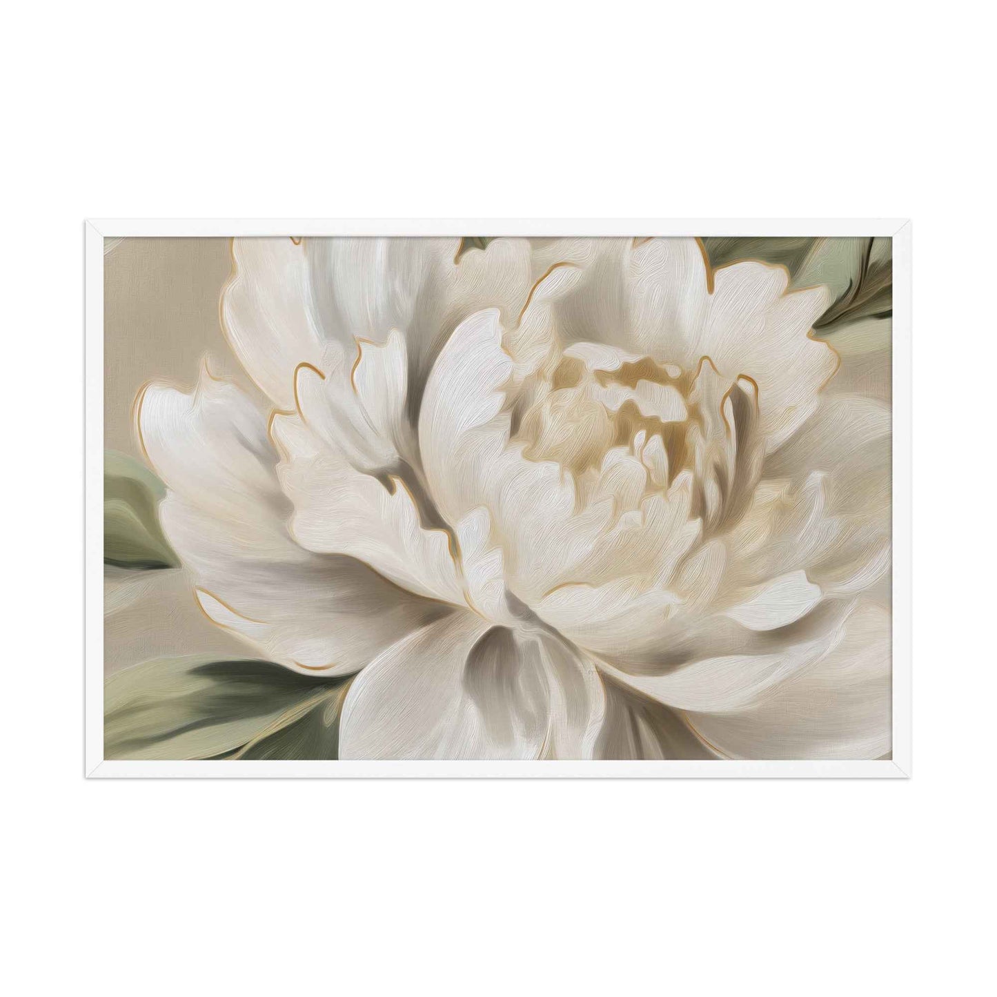 A Whisper of Spring Digital Artwork Peonies Painting Floral Framed Art Print