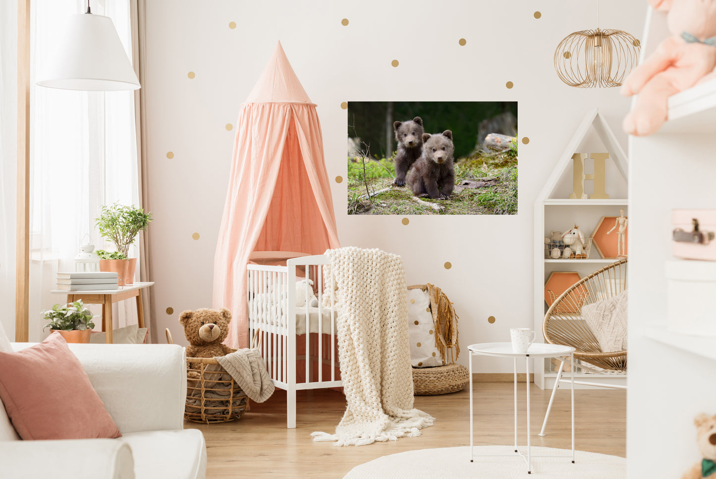 Prints For Childrens Rooms: Adorable Grizzly Bear Cubs In The Trees Animal / Wildlife / Nature Photograph - Loose / Unframed / Frameable / Frameless Wall Art Print / Artwork
