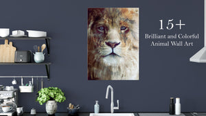 15+ Brilliant and Colorful Animal Wall Art Prints