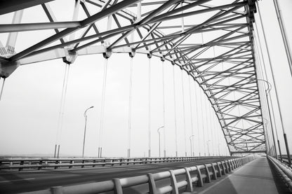 Ethereal Crossing Architectural Photograph Canvas Wall Art Print
