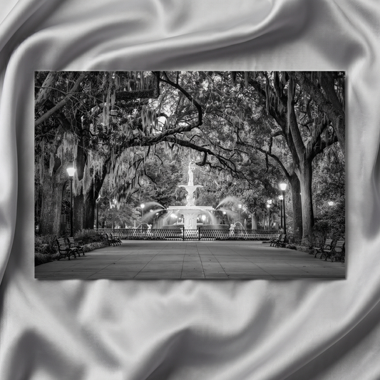 Architectural Wall Art Fountain Forsyth Park Savannah Ga 4 Loose Print