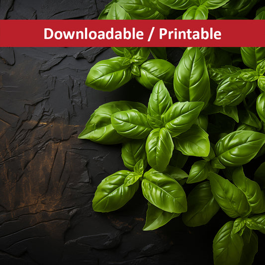 Aromatic Allure Photorealistic Digital Artwork DIY Downloadable and Printable Wall Art Prints