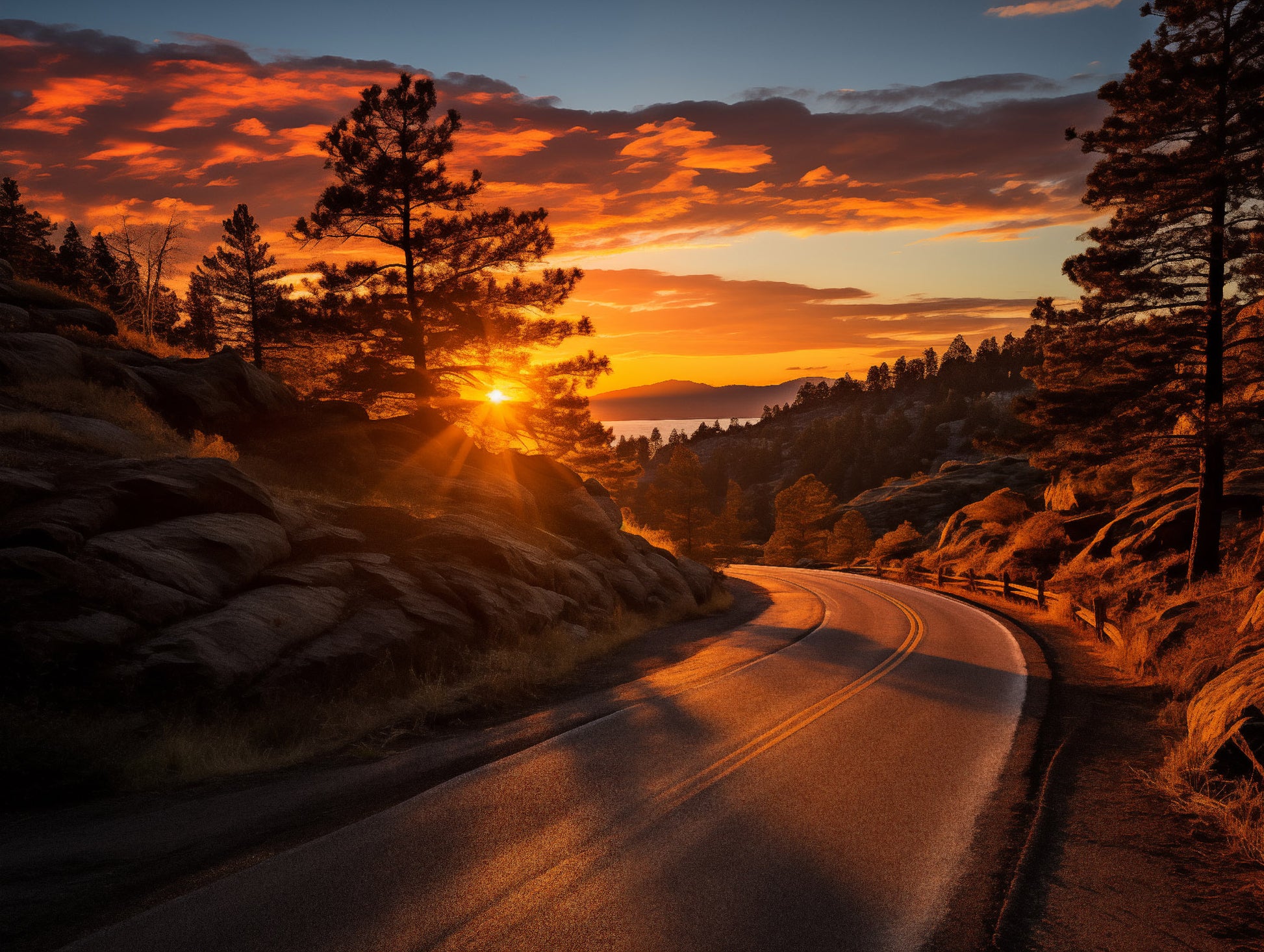 Autumnal Ember Realism Painting