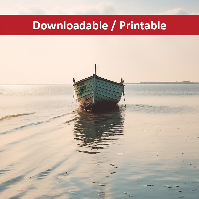 Awaiting Departure Photorealistic Digital Artwork DIY Downloadable and Printable Wall Art Prints