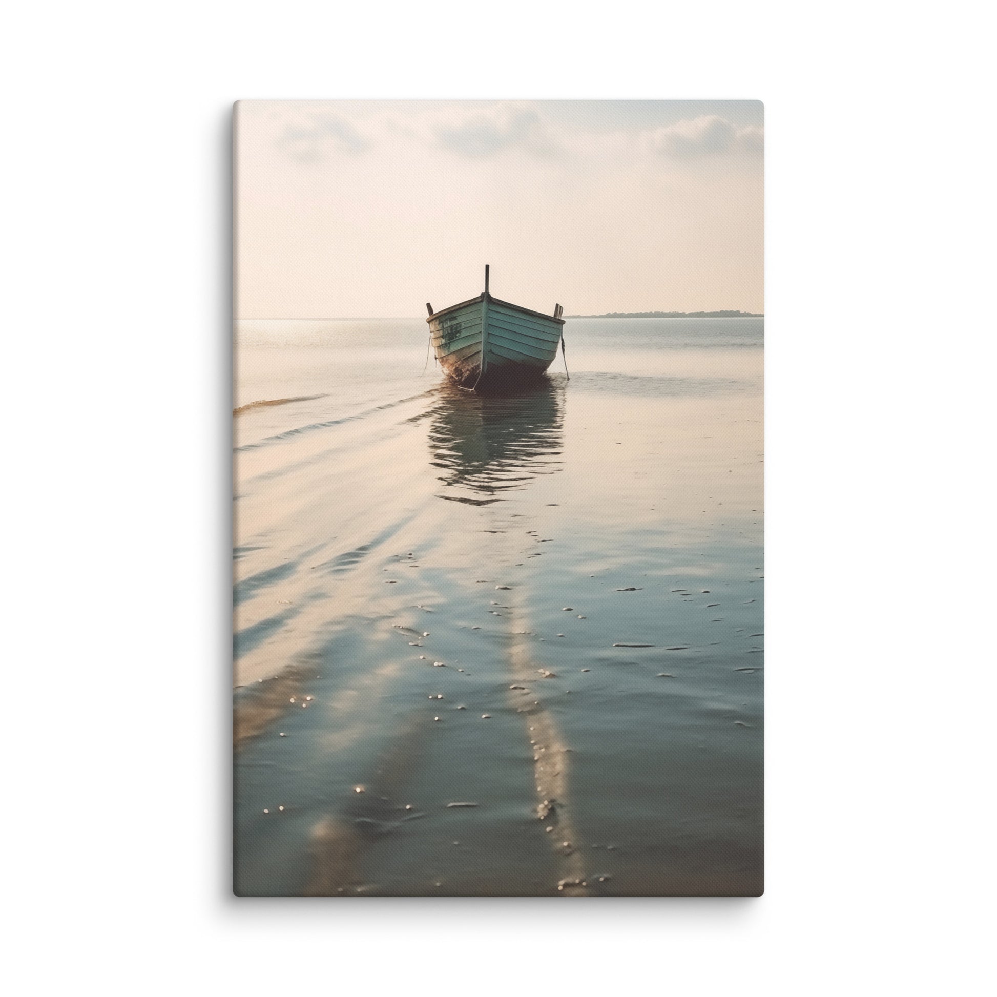 Awaiting Departure Photorealistic Digital Artwork Extra Large Canvas Wall Art Print