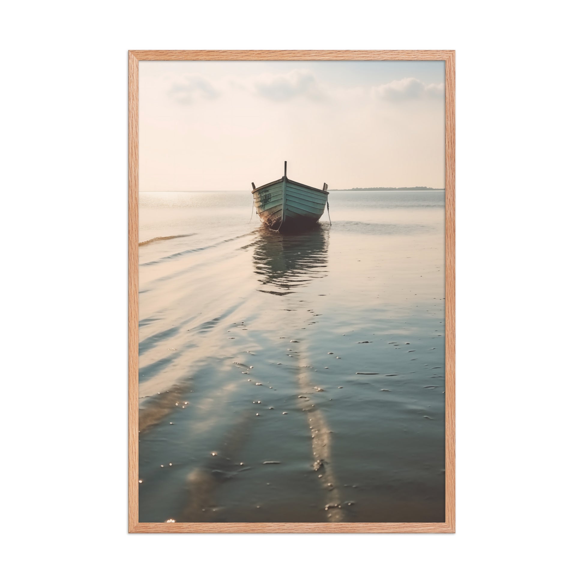 Awaiting Departure Photorealistic Digital Artwork Extra Large Framed Wall Art Print