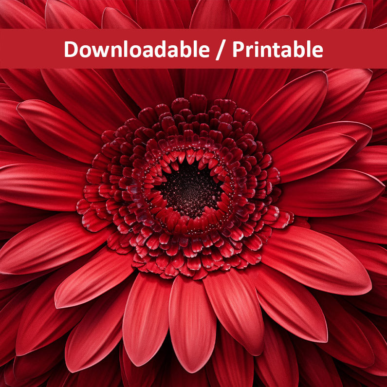 Bloomin' Beautiful Floral Photorealistic Digital Artwork DIY Downloadable and Printable Wall Art Prints