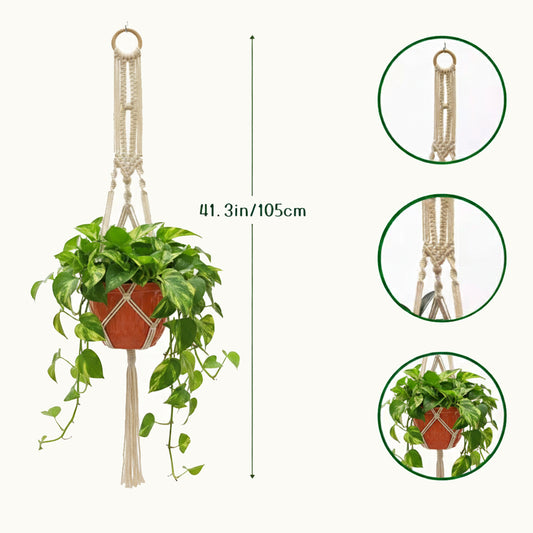 Boho Macrame Plant Hanger 1