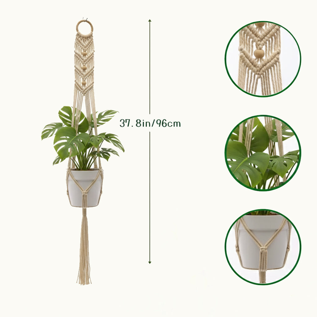 Boho Macrame Plant Hanger 2