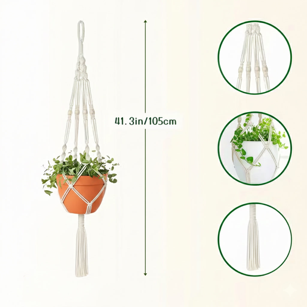 Boho Macrame Plant Hanger 5