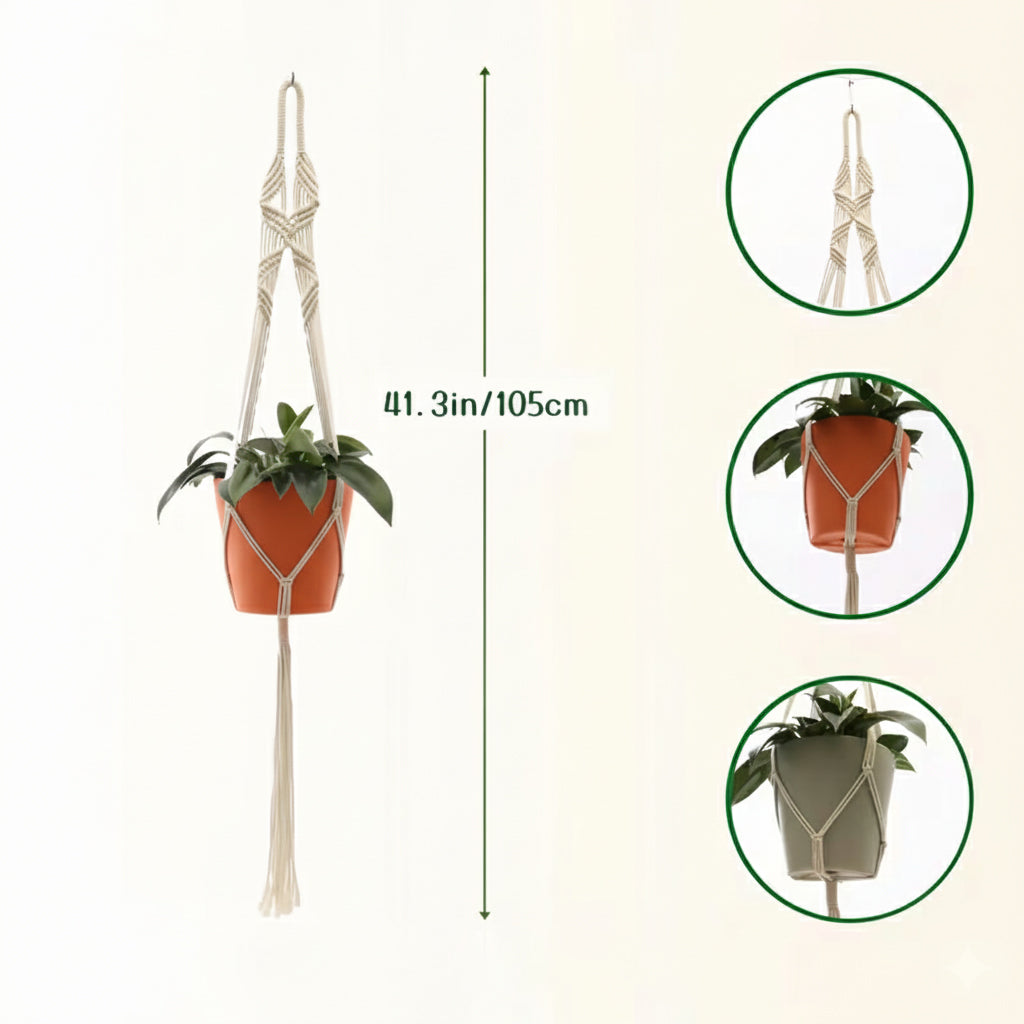 Boho Macrame Plant Hanger 6