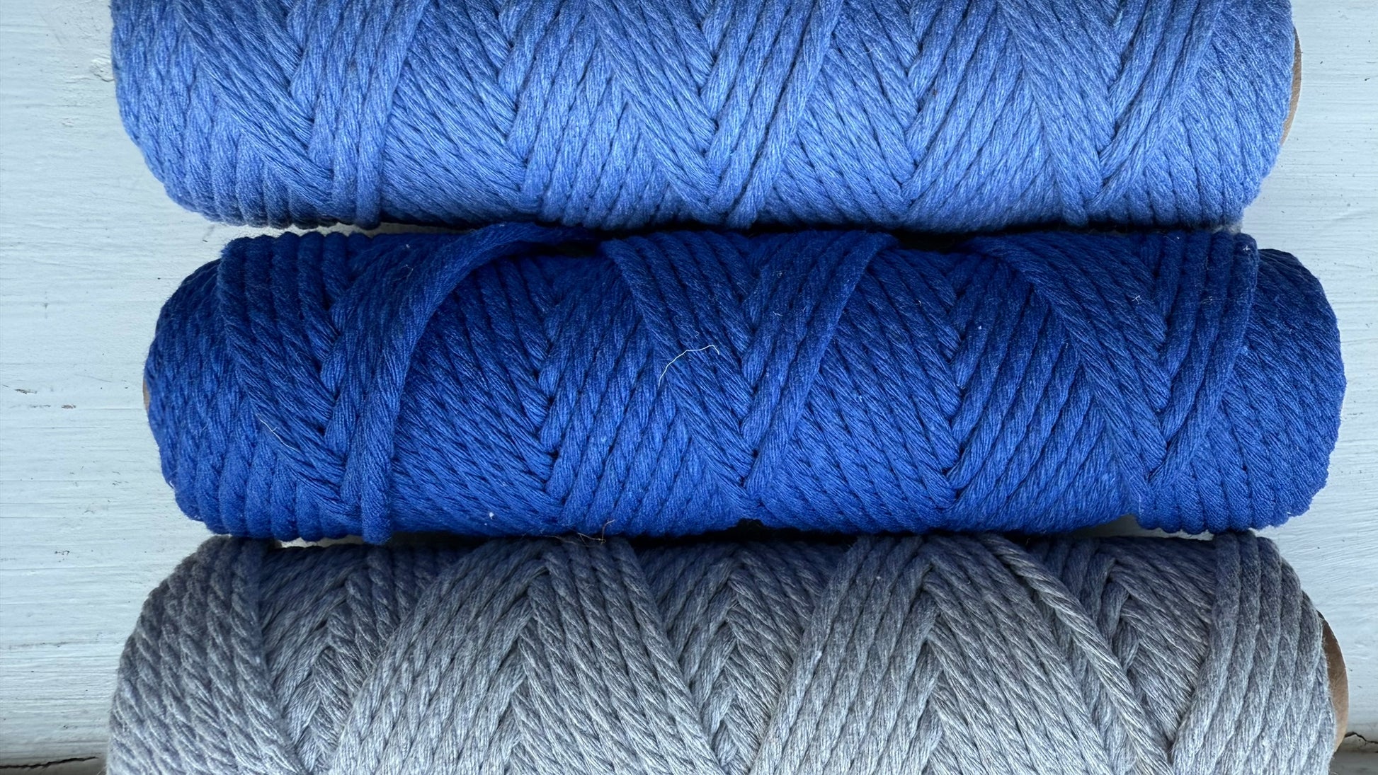 Modern Macrame Rope Wall Decor Set Colors
