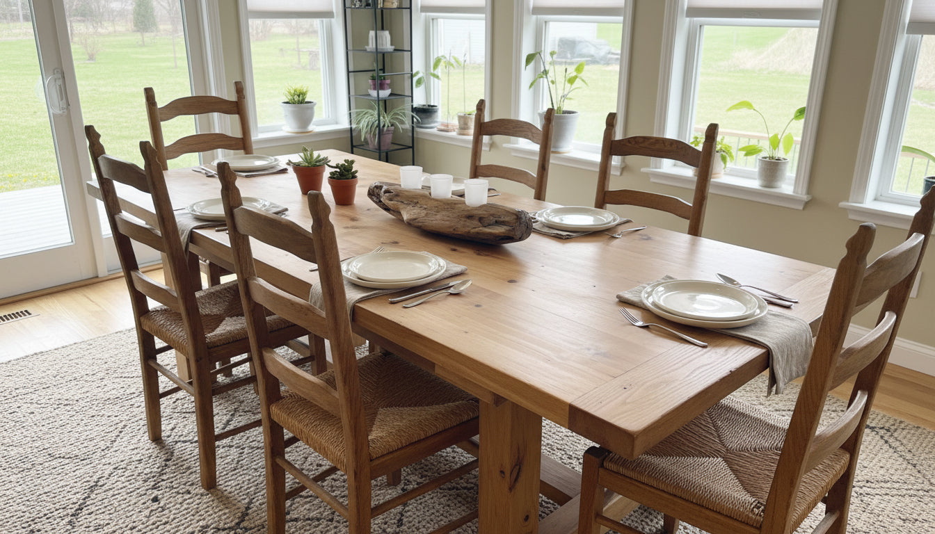 Driftwood Votive Candle Holder Centerpiece - Rustic Nautical Decor