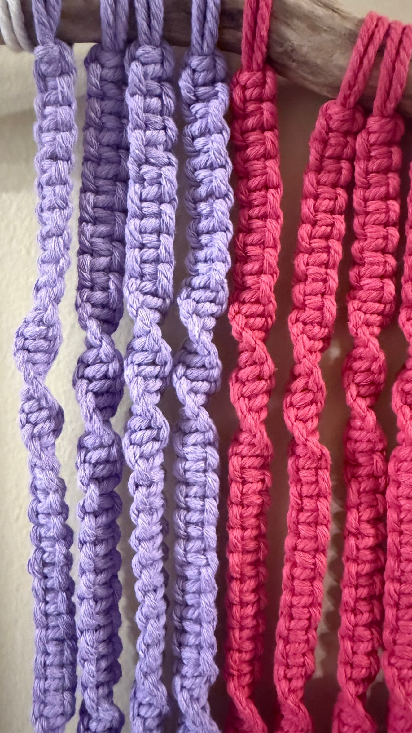 Rainbow Driftwood Macrame Wall Hanging | Kids Room & Boho Decor Art