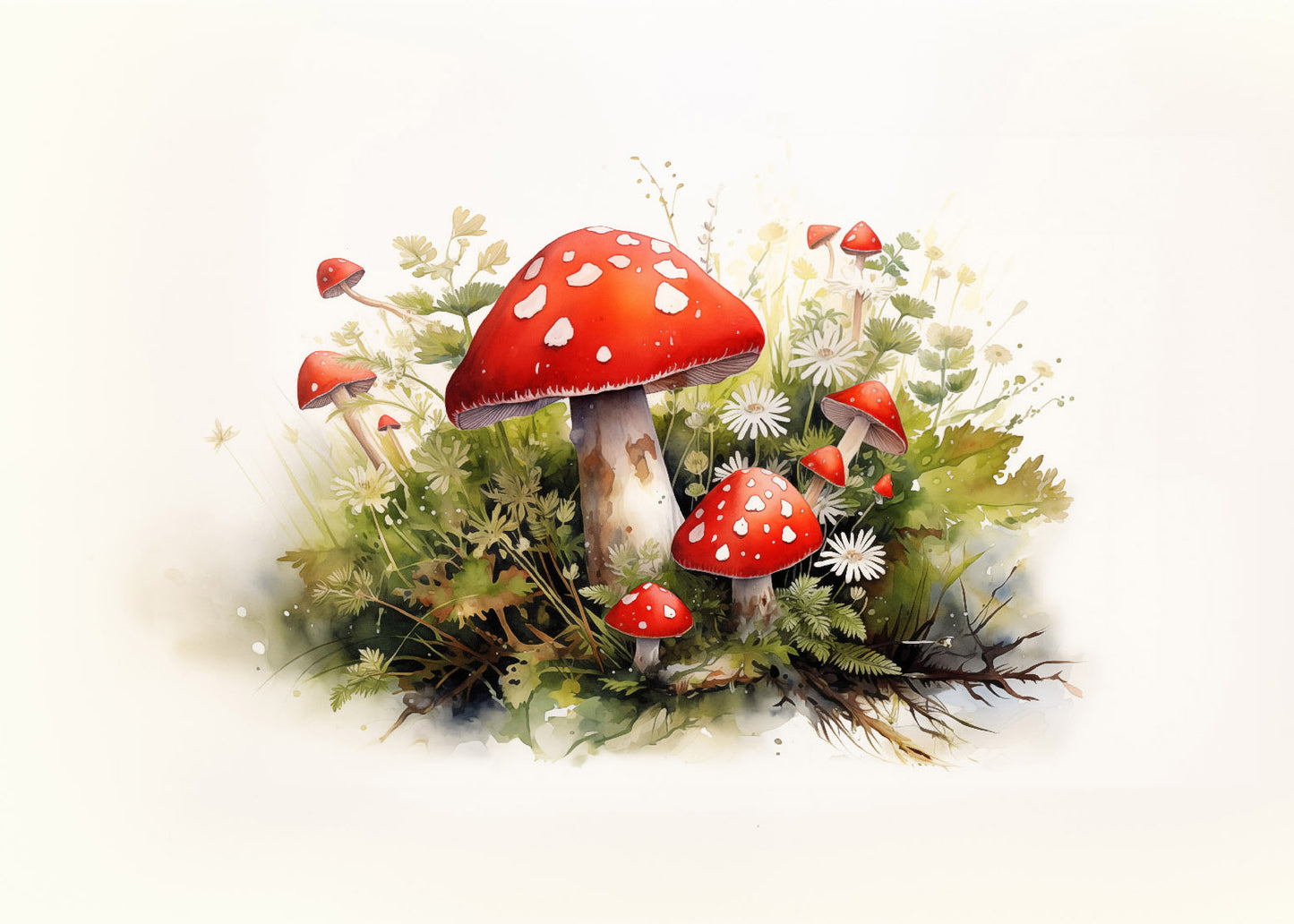 Fairy Ring Fantasy Illustration - Digital Artwork Loose Art Print