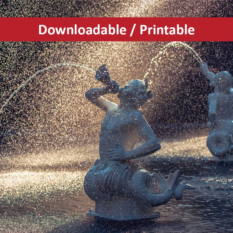 Fountain Forsyth Park Savannah Ga Photography Structure DIY Downloadable and Printable Wall Art Prints