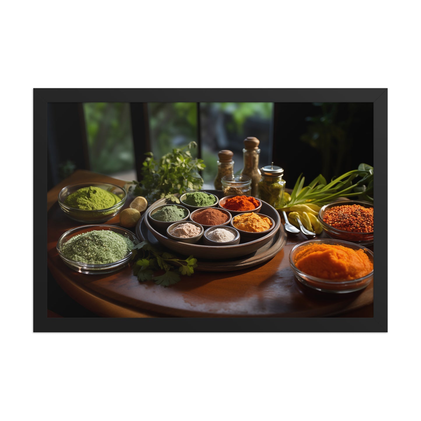 Canvas Wall Art Print A Culinary Rainbow Photorealistic Digital Artwork