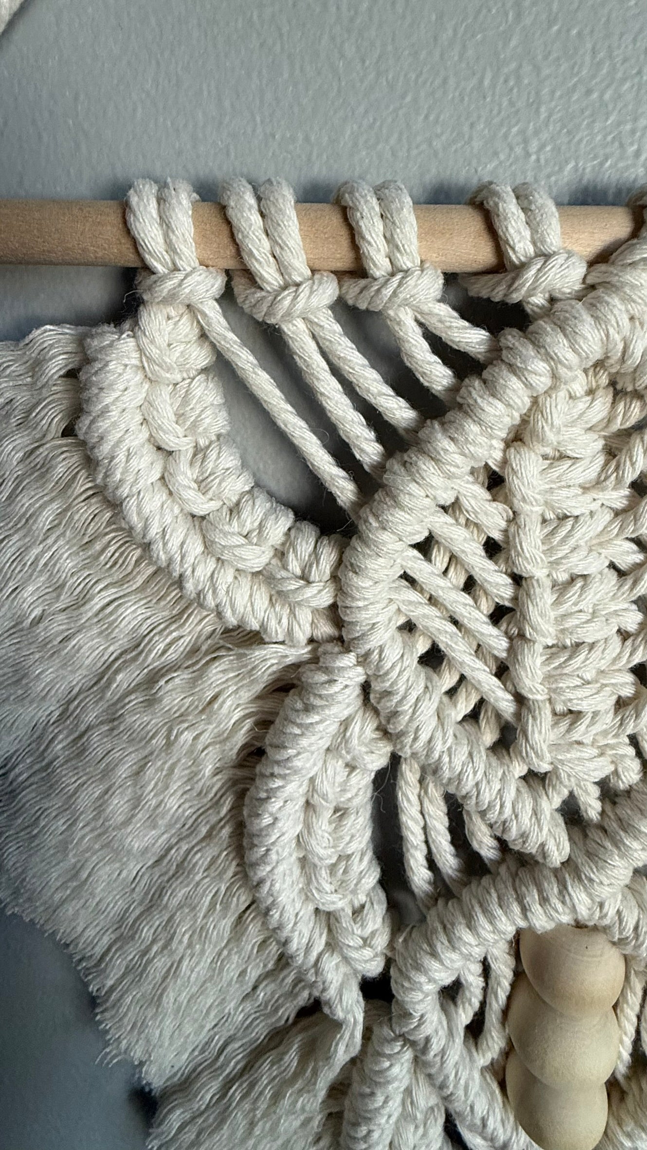 modern macrame wall hanging
