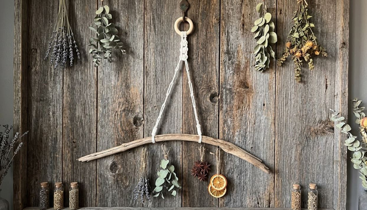 boho weed drying rack