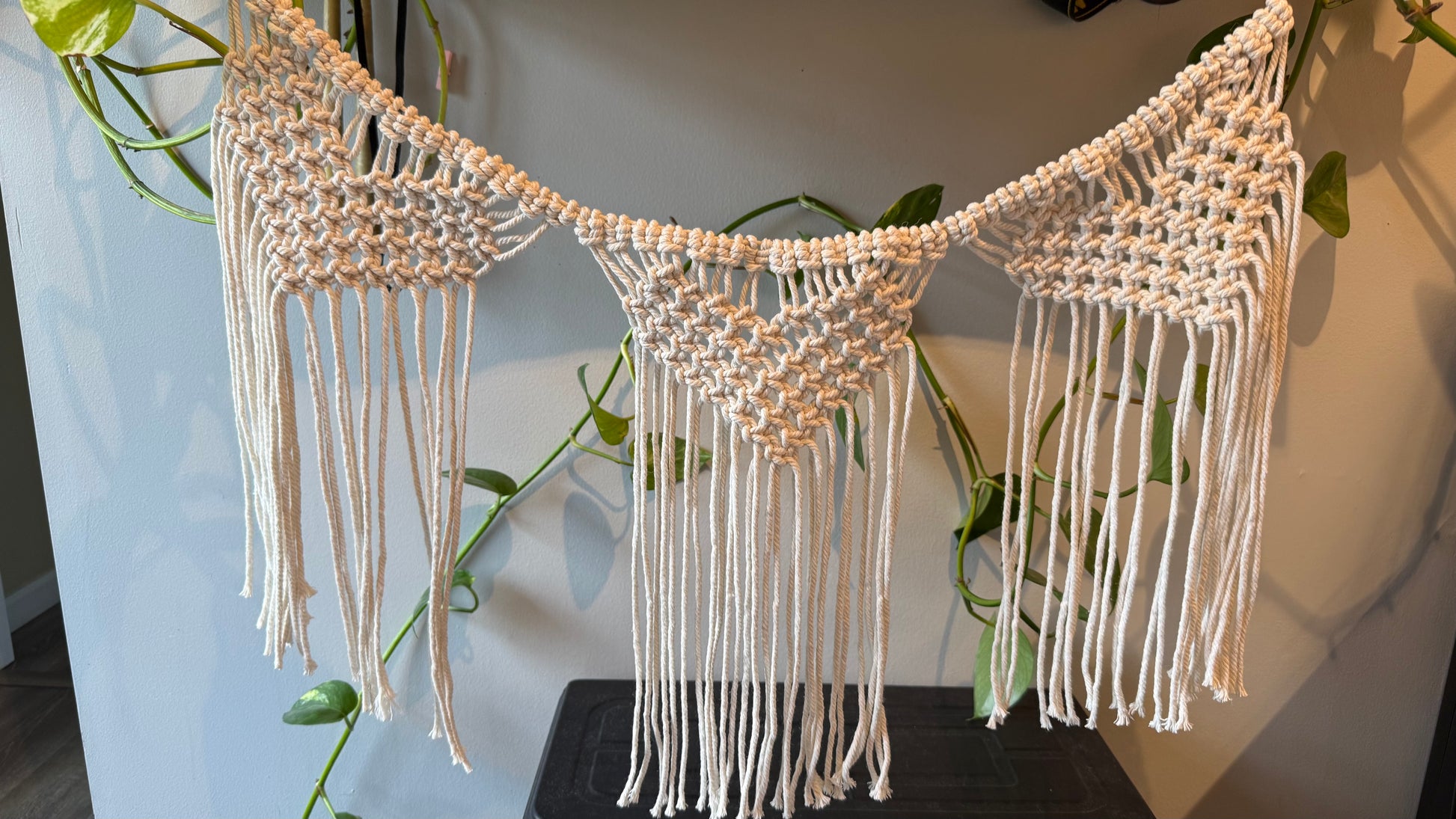 Heart Shaped Macrame Garland 2