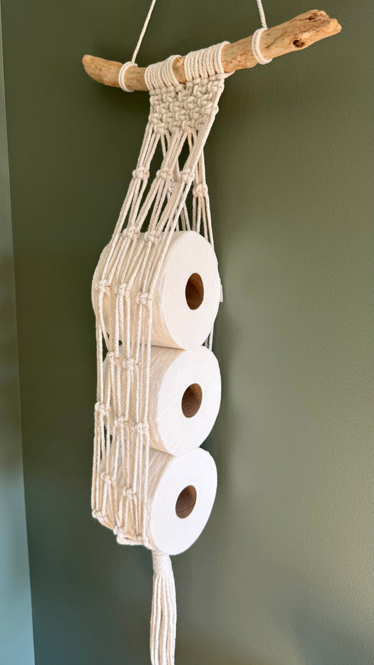 Macrame Toilet Paper Holder #1 Image 3
