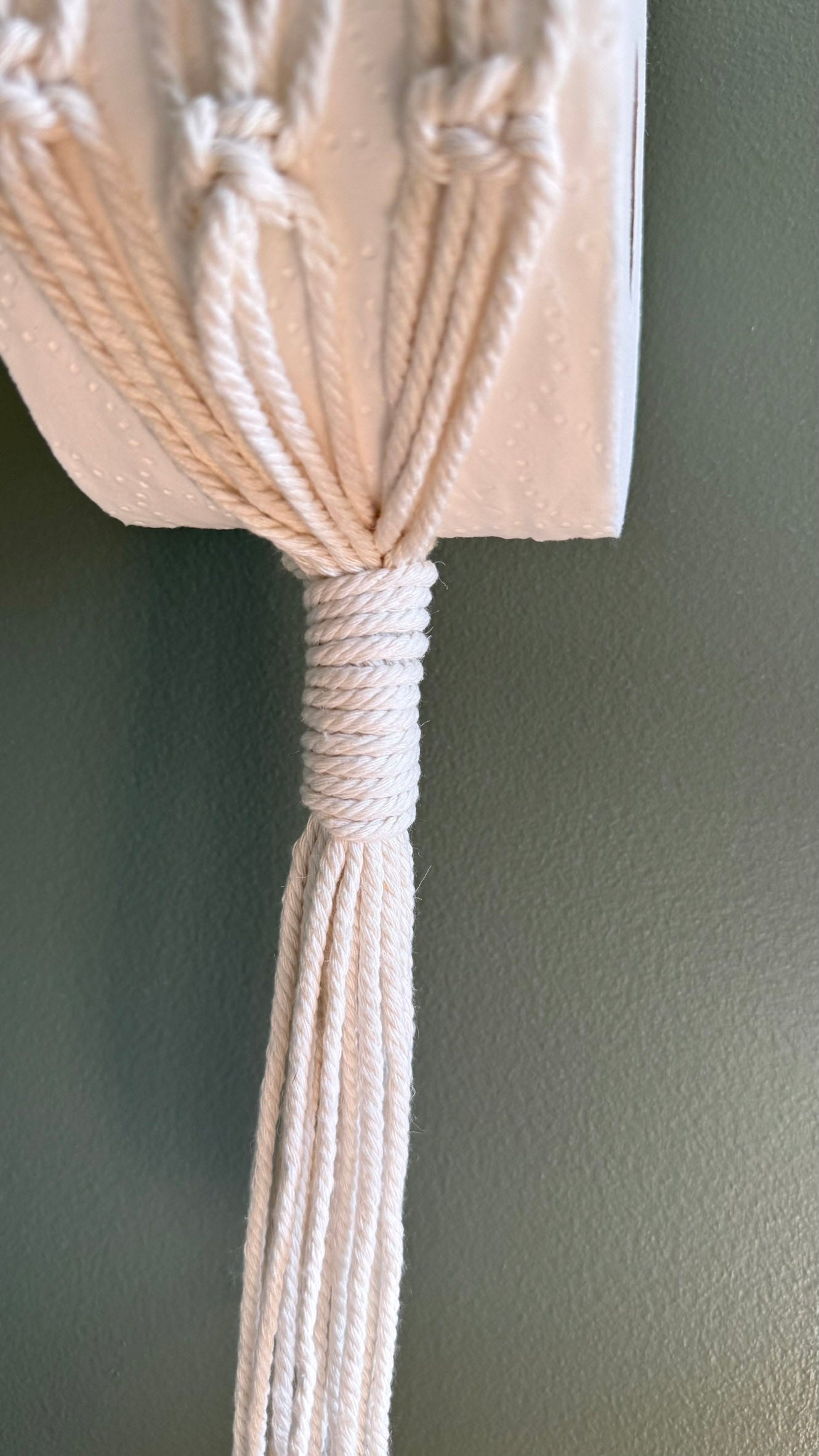 Macrame Toilet Paper Holder #1 Image 4