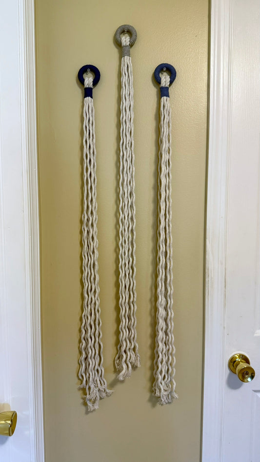 Modern Macrame Rope Wall Decor Set