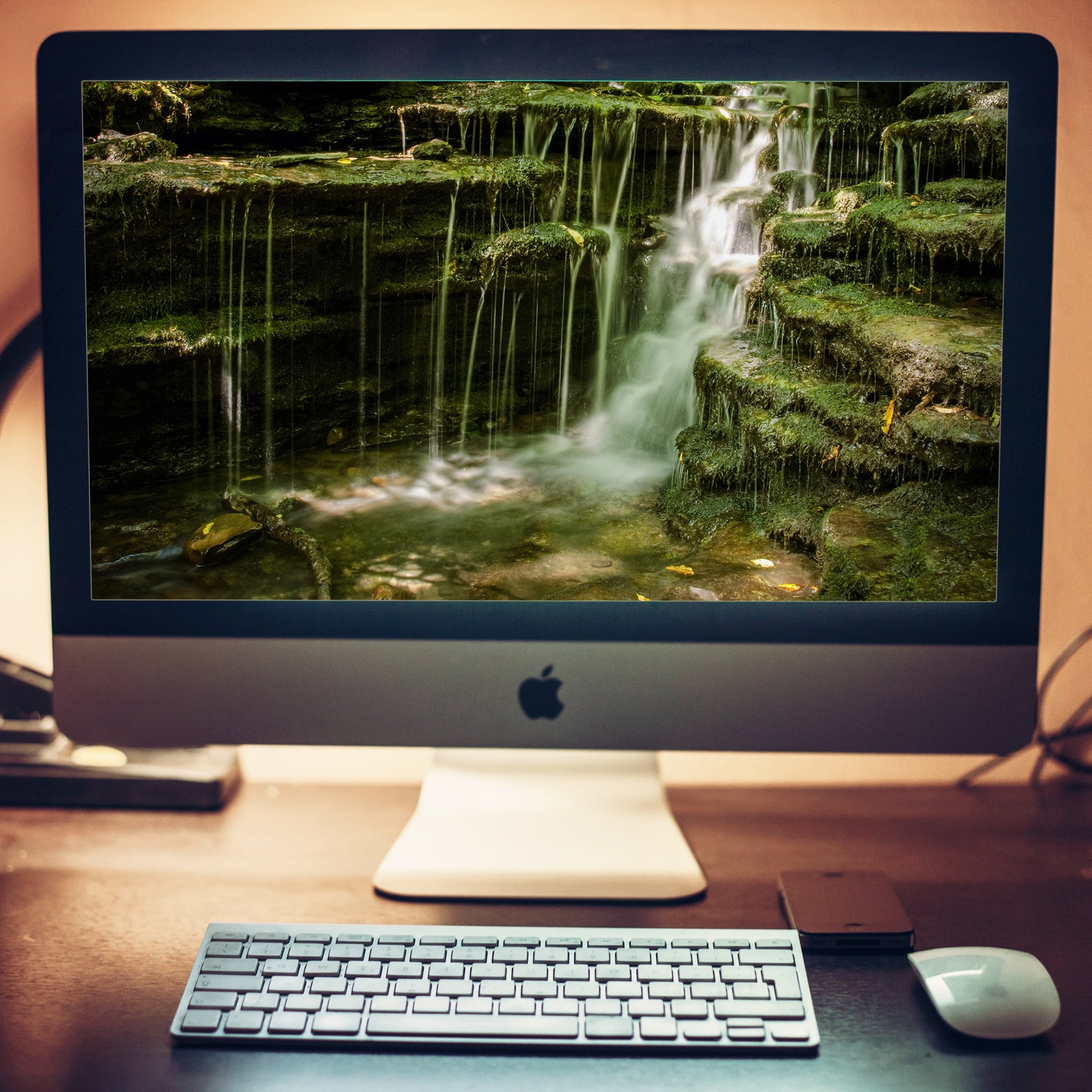 Pixley Falls Rustic Landscape Photograph Wallpaper for Computer 2