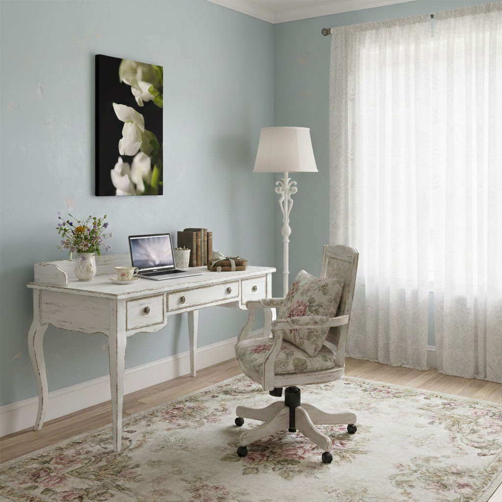 Single Snap Dragon Bloom Against Black Background Nature Photograph Canvas in Shabby Chic Style Home Office