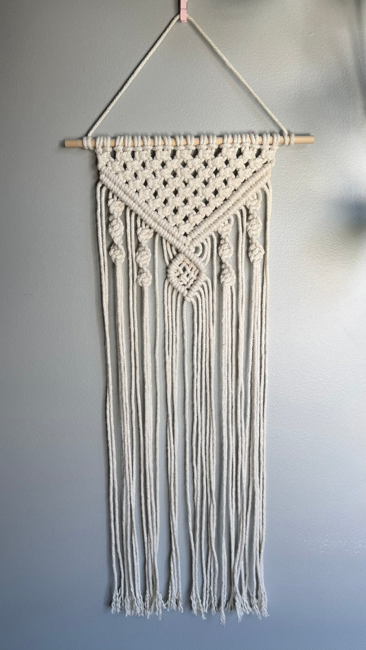 Small Macrame Wall Hanging Boho Macrame Wall Hanging - Made to Order