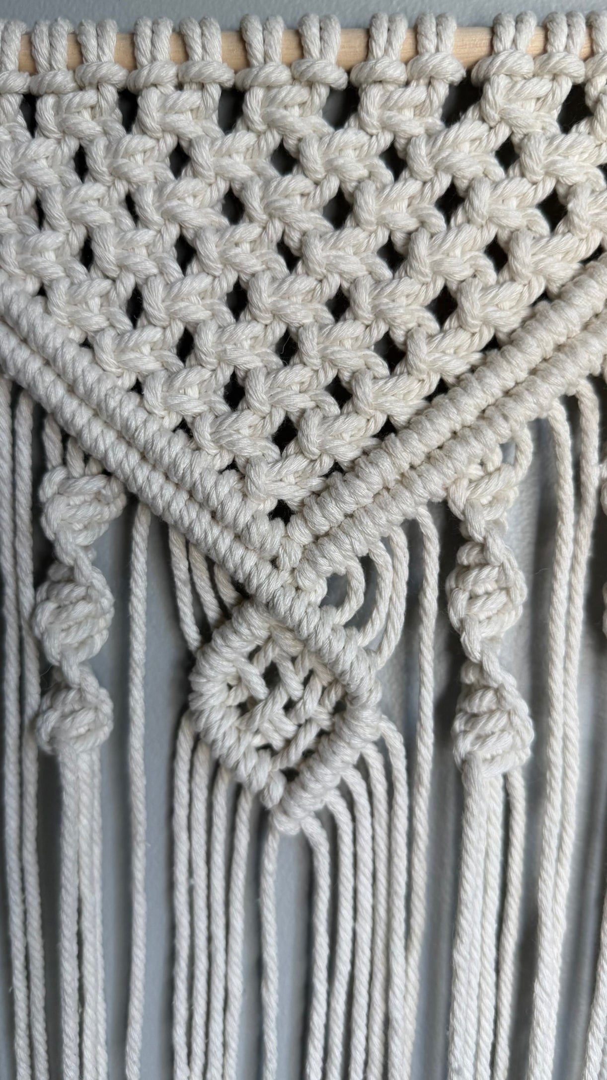 Small Macrame Wall Hanging Boho Macrame Wall Hanging - Made to Order 3