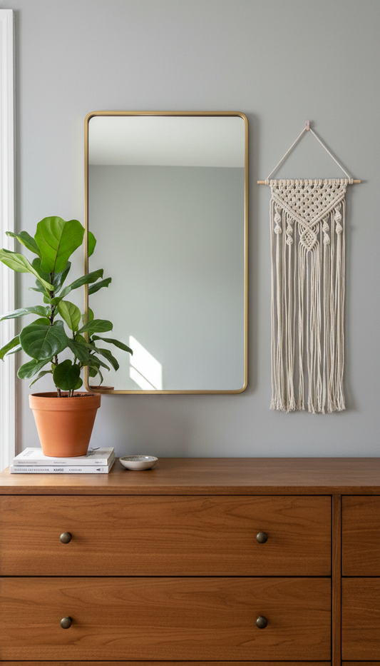 Small Macrame Wall Hanging Boho Macrame Wall Hanging - Made to Order 2