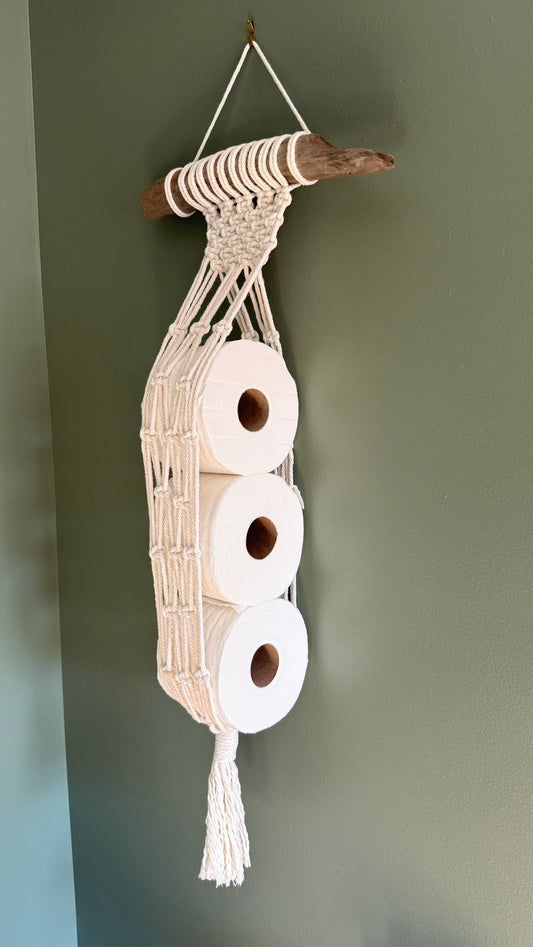 Macrame Toilet Paper Holder #2 Image 1