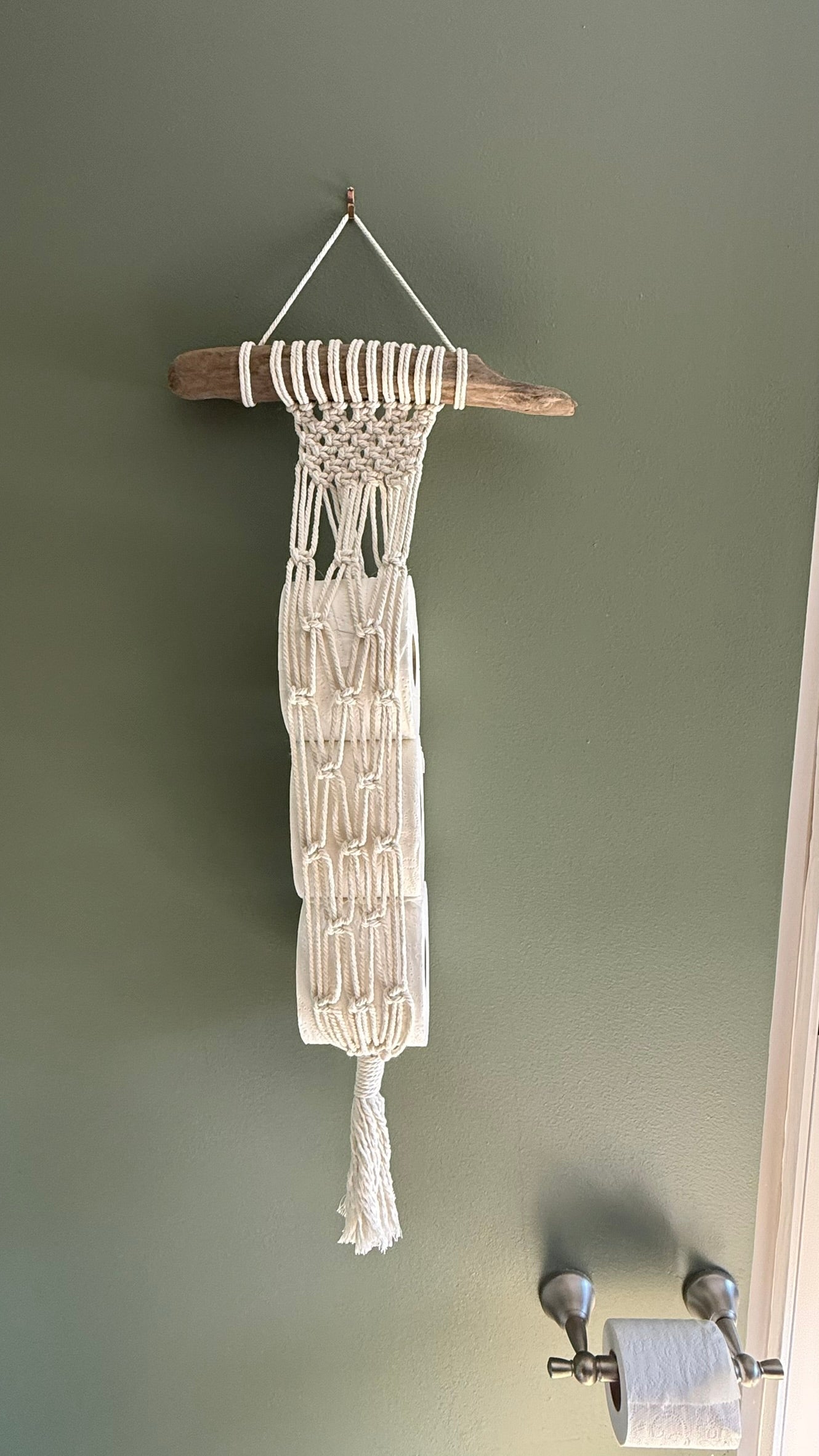 Macrame Toilet Paper Holder #2 Image 3