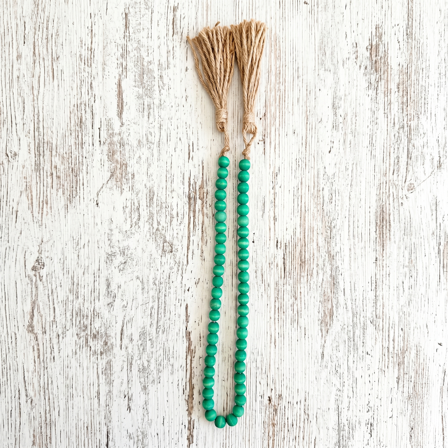 Truly Green Wood Bead Garland (3)