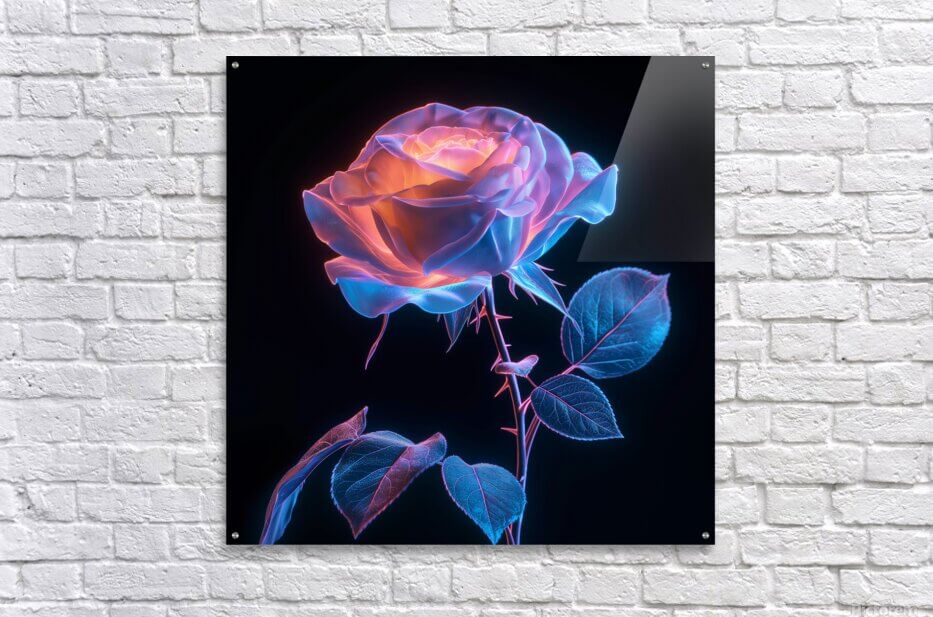Dual Bloom Abstract Floral / Botanical Art Downloadable / Printable Digital Artwork