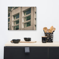 Window Pattern Jepson Center Savannah GA Canvas Wall Art Prints