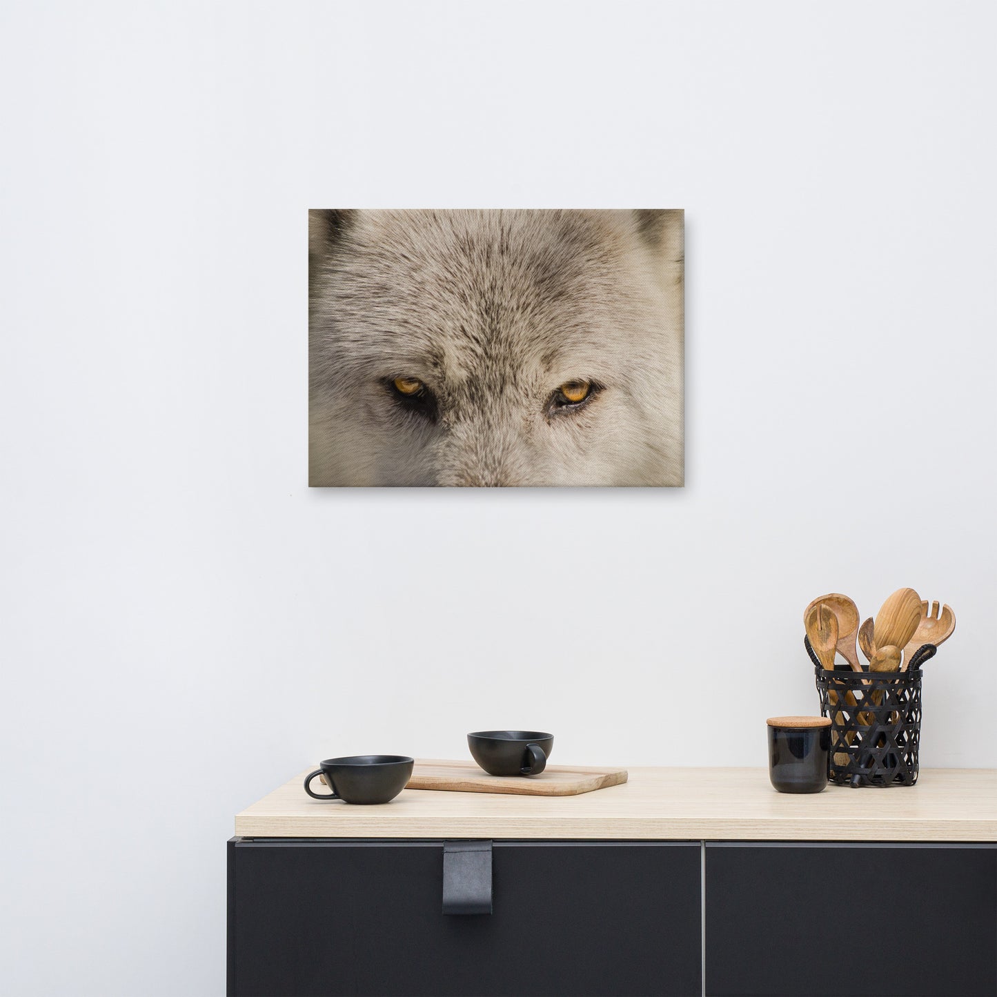 Wolf Eyes Animal / Wildlife Photograph Canvas Wall Art Prints