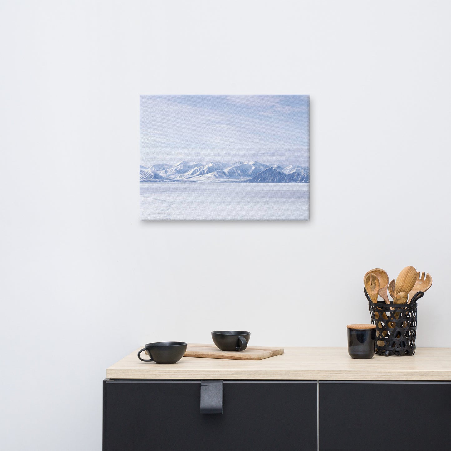 Winter's Majesty Rural Landscape Photograph Canvas Wall Art Print