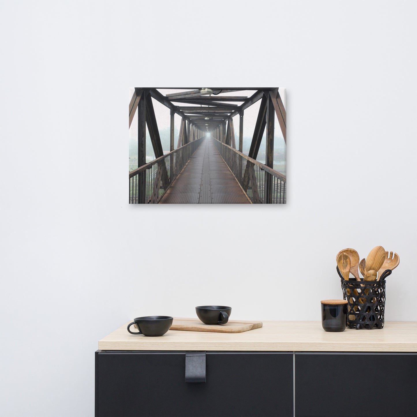 Vanishing Point Architectural Photograph Canvas Wall Art Print