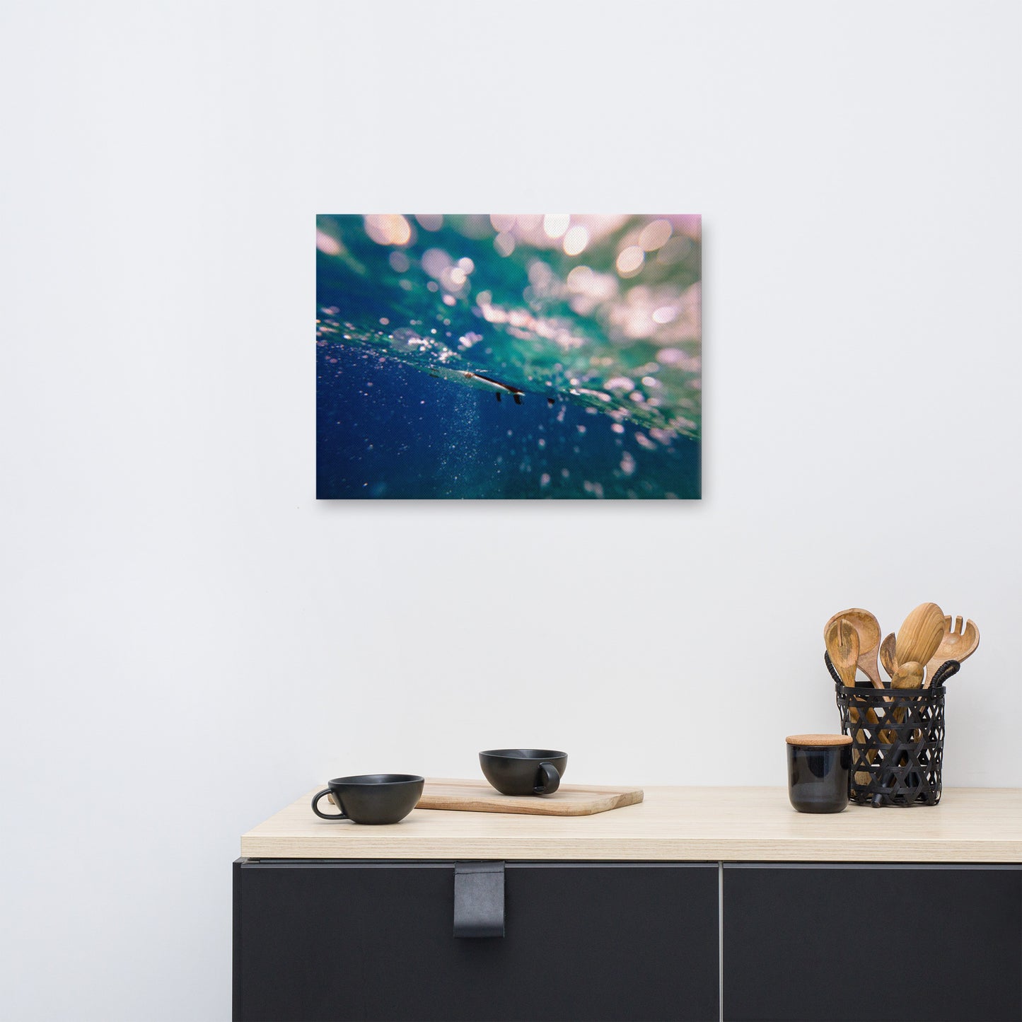 Bubble Trouble Coastal Abstract Lifestyle Photograph Canvas Wall Art Print