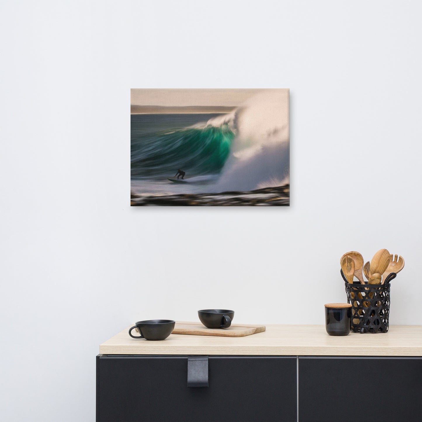 Dance of Water and Light Coastal Lifestyle / Abstract / Landscape Photograph Canvas Wall Art Print