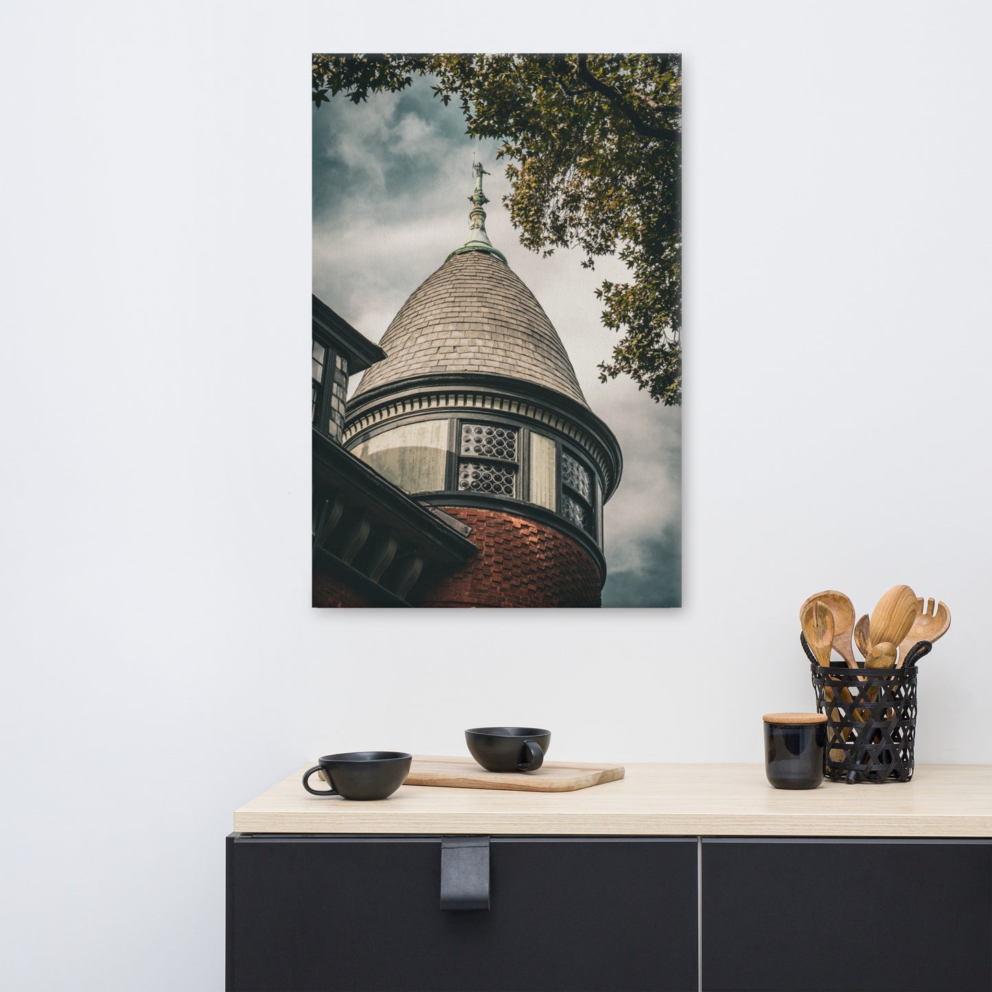 Cupola of Turret of George Baldwin House Canvas Wall Art Prints