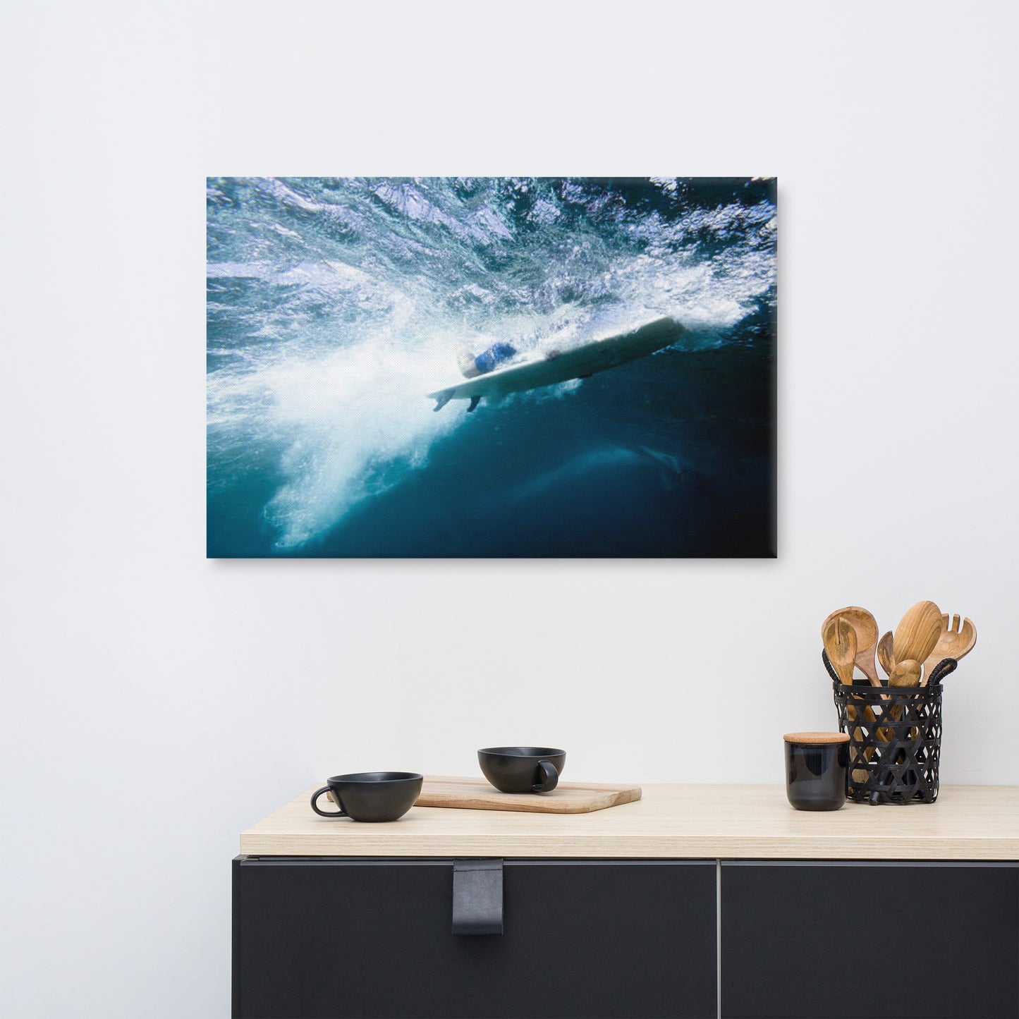 Power and Grace Coastal Lifestyle Abstract Nature Photograph Canvas Wall Art Print